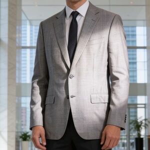 ERMENEGILDO ZEGNA MENS 2PC SUIT GRAY SIZE 42R/36R